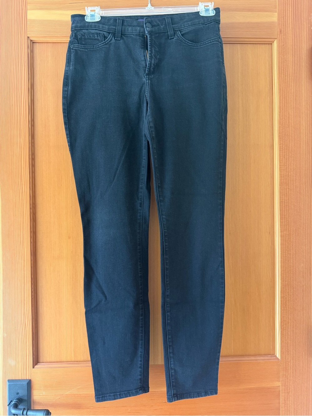 NYDJ Ami Black Women's Stretch Skinny Legging Jeans size 8
